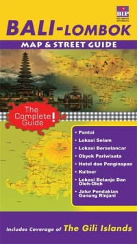 BALI - LOMBOK: MAP & STEET GUIDE