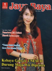 Jaya Baya 1 Minggu II September 2022: Kebaya Goes to UNESCO Durung Maju Wes Diprotes