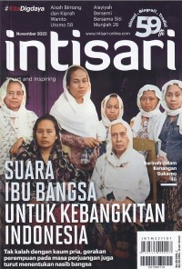 Intisari No.722 November 2022: SUARA IBU BANGSA UNTUK KEBANGKITAN INDONESIA