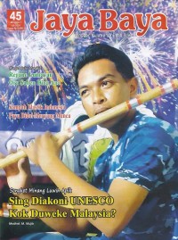 Jaya Baya 45 Minggu I Juli 2024: Sing Diakoni UNESCO