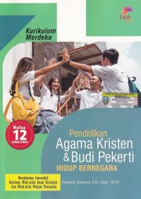 Pendidikan Agama Kristen dan Budi Pekerti SMA/SMK Kelas XII