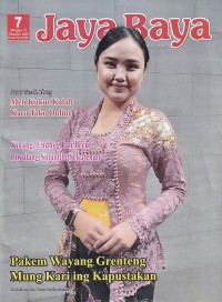 Jaya Baya 7 Minggu III Oktober 2023: Pakem Wayang Grenteng Mung Kari ing Kapustakan