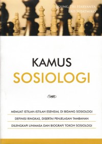 KAMUS SOSIOLOGI