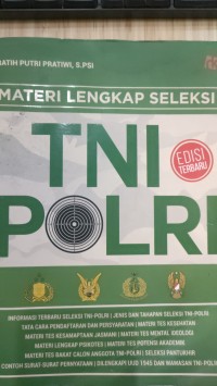 Materi Lengkap Seleksi TNI POLRI
