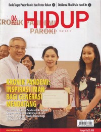 HIDUP 06/5 Februari 2023: KRONIK PANDEMI-INSPIRASI IMAN BAGI GENERASI MENDATANG