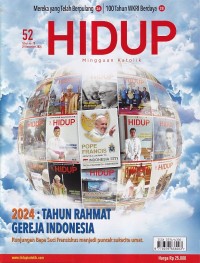 HIDUP 52/29 Desember 2024: 2024: TAHUN RAHMAT GEREJA INDONESIA