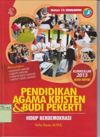 PENDIDIKAN AGAMA KRISTEN & BUDI PEKERTI KELAS 12 SMA/SMK: HIDUP BERDEMOKRASI