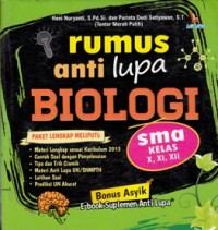 RUMUS ANTI LUPA BIOLOGI