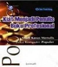 KIAT MENJADI PENULIS BUKU PROFESIONAL